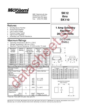 SMBSR106 datasheet  